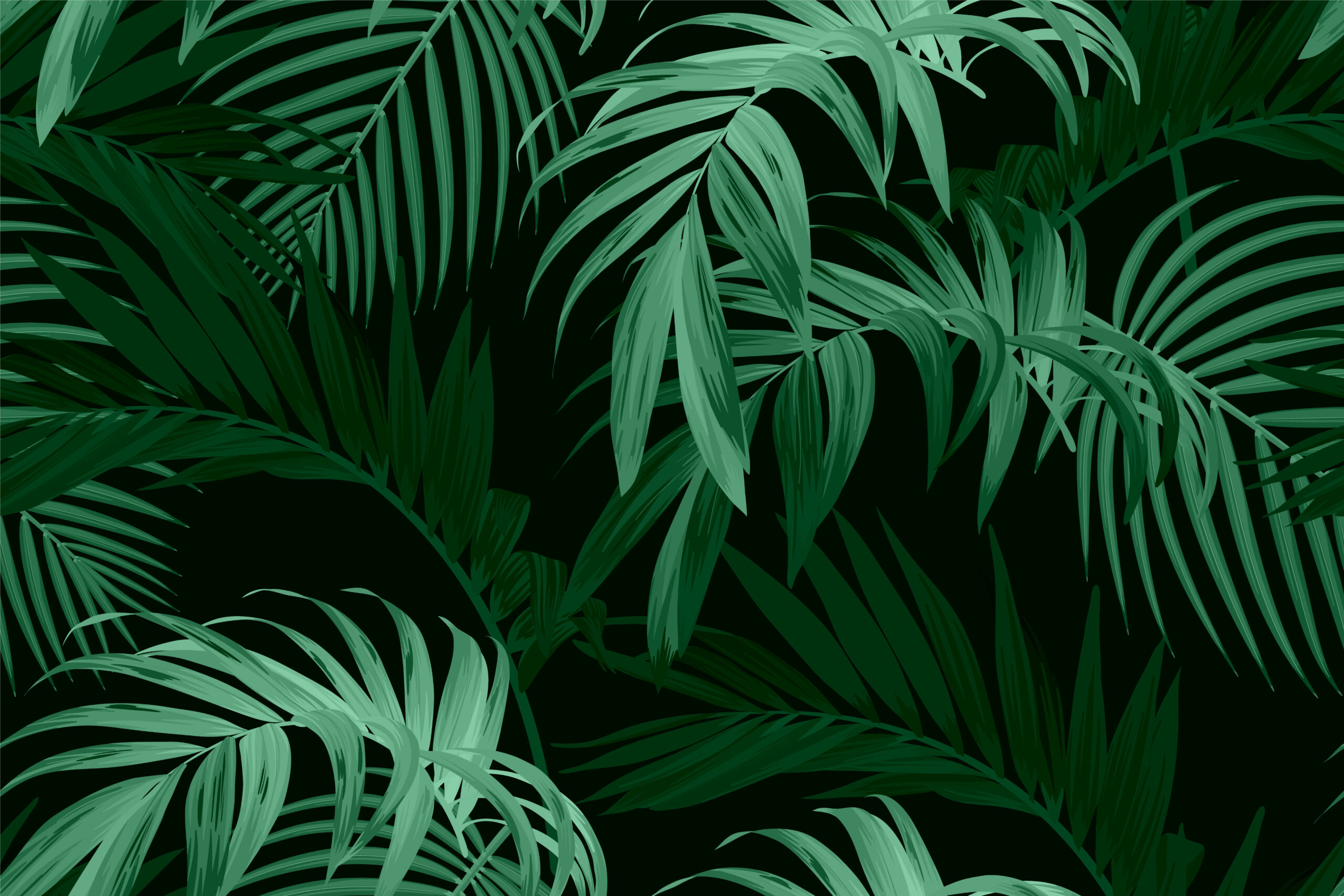 Palm Leaves Background